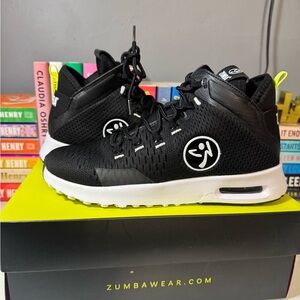 Zumba Fitness Black and White Sneakers